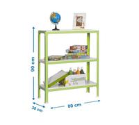 Estanteria 900x800x300 SIMONHOME CLICK MINI 3/300 VERDE/BLANCO marca SIMONRACK