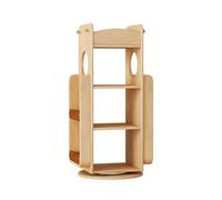 Estantería abierta de madera con gran almacenamiento para dormitorio, sala de estar y oficina, 48 x 109 cm