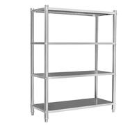 Estantería acero inoxidable almacenaje profesional gastronomía cargas pesadas taller 120x50x155cm