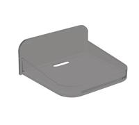Estantería acrílica flotante pequeña - Soporte para exhibición de pared sin taladrar, estante de almacenamiento transparente, plataforma de ahorro de espacio | inquilino oficina, dormitorio