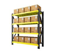 Estantería ajustable pesada de 4 niveles para estante Ga Tool ery de 180 cm de largo x 40 cm de ancho, maximiza el espacio y el espacio