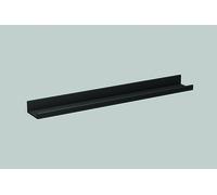 Estantería Alape AS.800.S, ancho: 800mm, alto: 50mm, fondo: 100mm, sin recortes, rectangular, 8272000980, Color: Negro Mate