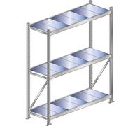 Estantería amplia, carga por balda 500 kg SCHULTE, anchura de compartimento 1500 mm, estantería de ampliación