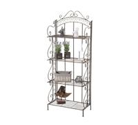 Estantería antje metal bronce 33x61x153 cm