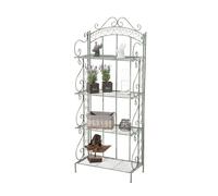 Estantería antje metal verde antiguo 33x61x153 cm