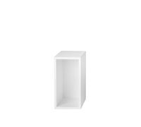 Muuto Módulo de estantería Stacked 2.0 con fondo. small blanco