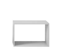 Muuto Módulo de estantería Stacked 2.0 abierto. large gris claro