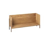 Kristina Dam Studio Estantería Stack Oak. add on. soporte de nogal aceitado oscuro