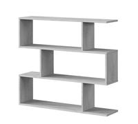 Estantería athena baja gris cemento 110 x 97 x 25 cm