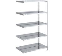 Estantería atornillable para archivadores, galvanizada hofe, altura de estantería 1500 mm, por dos lados