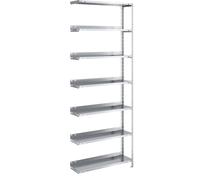 Estantería atornillable para archivadores, galvanizada hofe, altura de estantería 2200 mm