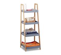 Estanteria baño organizador de cocina mueble auxiliar compacto ligero 4 estantes