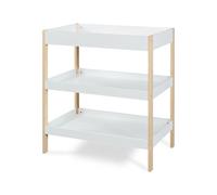 Estantería cambiador bebé oupilu con 2 estantes 91x82x53 cm blanco [en.casa]