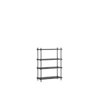 Estantería Clásica Shelving Mediana Negro/ Negro