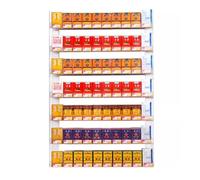 Estantería Comercial Estantería De Pared Para Cigarrillos Caja De Acrílico Tienda De Conveniencia Matchbook Display Case Para Supermercados, Tiendas, Bares (Color : Claro, Tamaño : 61.5x13x77cm)