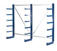 Estantería con brazos de la misma longitud eurokraft pro, longitud de estantería 2700 mm