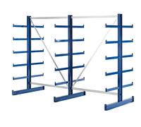 Estantería con brazos de la misma longitud eurokraft pro, longitud de estantería 2700 mm