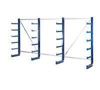 Estantería con brazos de la misma longitud eurokraft pro, longitud de estantería 4050 mm