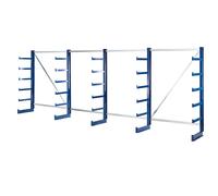 Estantería con brazos de la misma longitud eurokraft pro, longitud de estantería 5400 mm