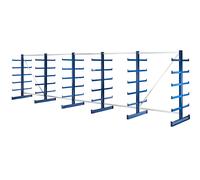 Estantería con brazos de la misma longitud eurokraft pro, longitud de estantería 6750 mm