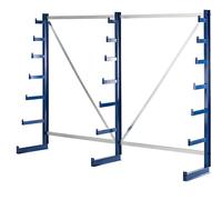 Estantería con brazos de longitud decreciente hacia arriba eurokraft pro, longitud de estantería 2700 mm