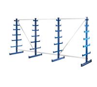 Estantería con brazos de longitud decreciente hacia arriba eurokraft pro, longitud de estantería 4050 mm