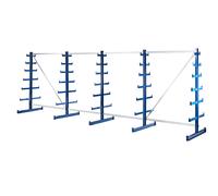 Estantería con brazos de longitud decreciente hacia arriba eurokraft pro, longitud de estantería 5400 mm