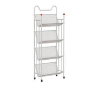 Estantería con ruedas para almacenamiento de libros, organizador de carpetas de archivos movible, carrito con ruedas bloqueables para baño, lavandería, sala de estar (rosa, 50 x 25 x 105 cm)