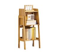 Estantería Creativa, Librería De Piso De Bambú, Librería Etagere De Esquina Grande Y Alta Con Deflector Completo, For Sala De Estar, Esquina, Dormitorio De Niños, Espacio Pequeño, Oficina En Casa(Colo
