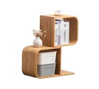 Estantería Curva Creativa, estantería esquinera de pie, Estante for Almacenamiento de Libros, Adecuada for Oficina, Sala de Estar y Dormitorio(56x23x66cm)