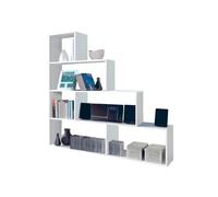 Estantería de 6 huecos color blanco step