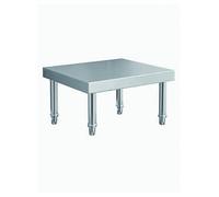 Estantería de acero inoxidable for almacenamiento de alimentos, de 1 nivel y 20 cm de altura, for for restaurantes y cocinas.(80x70cm/31.4x27.5in)