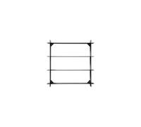 Estantería de Acero Negro de La División de Muebles Andersen