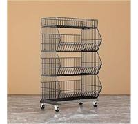 Estantería de alambre de metal ajustable con ruedas, estante de almacenamiento resistente para cocina, venta al por menor u organización de aperitivos