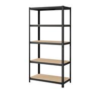 Estantería de Almacenamiento, 60 x 120 x 200 cm, Carga pesada, Marco de Acero, 5 Estantes Ajustables