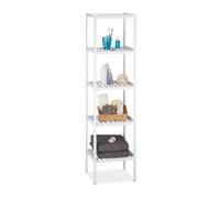 Estantería de bambú blanca Estantería de cocina de madera mueble de cocina