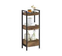 Estantería de baño con 3 niveles de bandejas estantería tipo escalera 28x20x74 cm frg226-f sobuy