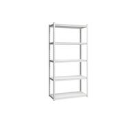 Estantería de diseño atemporal para salón dormitorio mueble de almacenamiento para carga pesada Austrheim acero 183 x