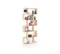 Estantería de diseño escalonado vertical 192 cm Zoe High Roble Canadian
