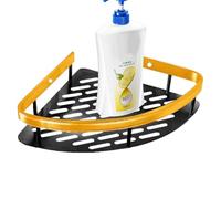 Estantería de ducha esquinera - Sin organizador de pegamento para taladro, ahorro de espacio, almacenamiento de baño | Soporte de ángulo resistente al agua, nicho de ducha estable para cuarto de baño