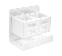 Estantería de ducha sin taladrar - Estantería de pared de baño autoadhesiva, estante de ducha, cepillos de dientes de baño, estantes de baño montados en la pared sobre el inodoro, estantes de ducha
