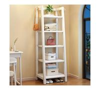 Estantería de escalera Estantería de madera de 5 niveles con escalera, librería independiente de 170 cm, estantería de almacenamiento for baño, soporte for plantas for el hogar, la oficina y la sala d
