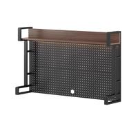 Estantería de Escritorio 2 Estantes, Libreria Estanteria de la Computadora, de Madera y Metal para la Oficina casa Estudio Dormitorio(95x30x83)