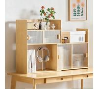Estantería de escritorio ajustable independiente que ahorra espacio, estante de almacenamiento para objetos pequeños, ordena tu oficina en casa, ideal para exhibición y gestión de escritorio