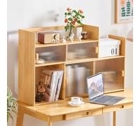 Estantería de escritorio ajustable independiente que ahorra espacio, para objetos pequeños, ordena tu espacio de trabajo, perfecto para uso doméstico y de oficina