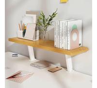 Estantería De Escritorio Con Abrazadera, Versátil, Organizador De Mesa, Estantes Elevables Para Escritorio De Computadora, Diseño De Abrazadera En C(Yellow,120cm/47in)