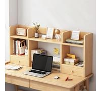 Estantería de escritorio con panel de MDF alto, biblioteca independiente con 2 puertas, muebles de oficina en casa, ahorro de espacio, organizador de escritorio para almacenamiento de dormitorio