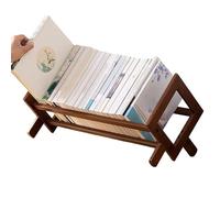 Estantería de escritorio de madera, estantería de escritorio para el hogar, para diarios, documentos, CD, dormitorio, oficina, sala de estar, dormitorio, aula, biblioteca, escuela