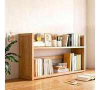 Estantería de escritorio de madera maciza de varios niveles, organizador de sobremesa compacto para oficina y hogar, estante expositor que ahorra espacio(Primary color,70x20x39cm/27.5x7.8x15.3in)