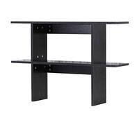 Estantería de escritorio de oficina, estantería de madera de doble capa, organizador de escritorio, estante de almacenamiento de oficina, estantería de encimera, suministros de oficina, organizador